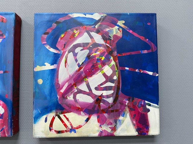 Schilderij - tweeluik - you and me - erik kouw - afbeelding 3 van  6