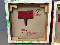 Schilderij - tweeluik - you and me - erik kouw - afbeelding 5 van  6