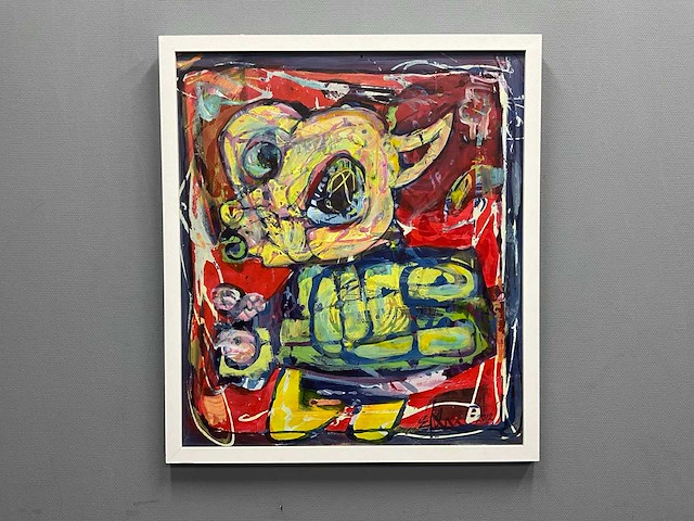 Schilderij - u speelt als een ... - erik kouw - afbeelding 5 van  6