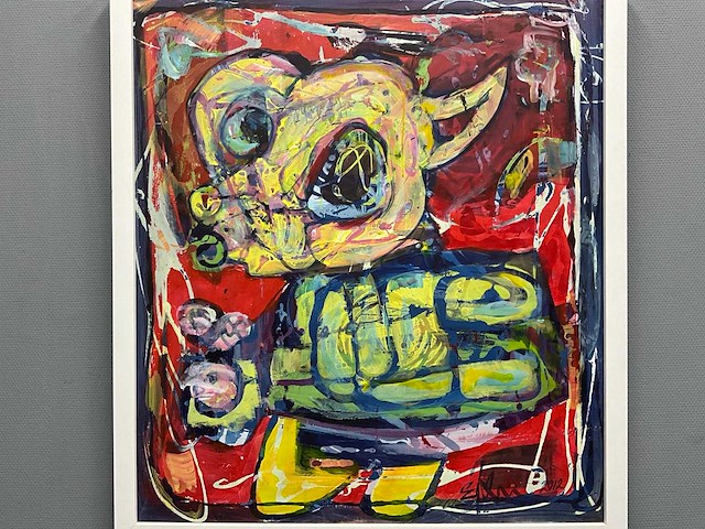 Schilderij - u speelt als een ... - erik kouw - afbeelding 1 van  6