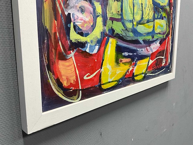 Schilderij - u speelt als een ... - erik kouw - afbeelding 4 van  6