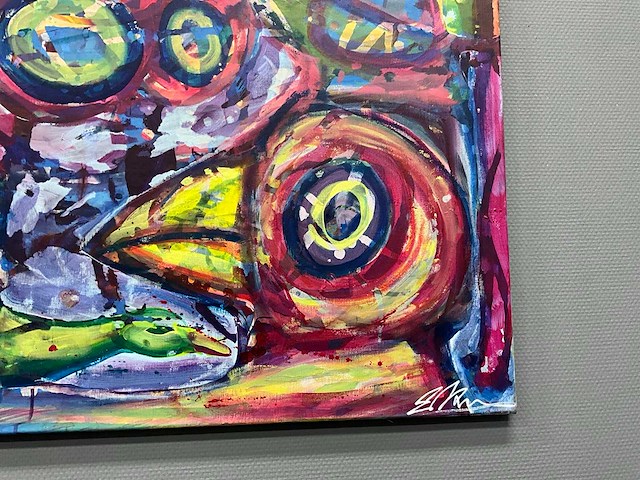 Schilderij - when the bird sing - erik kouw - afbeelding 2 van  6
