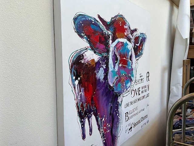 Schilderij 100x100cm (2x) - afbeelding 3 van  3