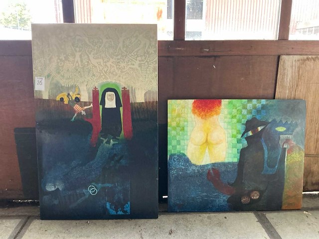 Schilderij (2x) guido eekhoudt - afbeelding 2 van  6