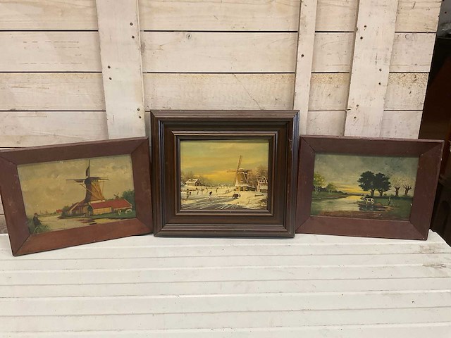 Schilderij (3x) - afbeelding 1 van  6