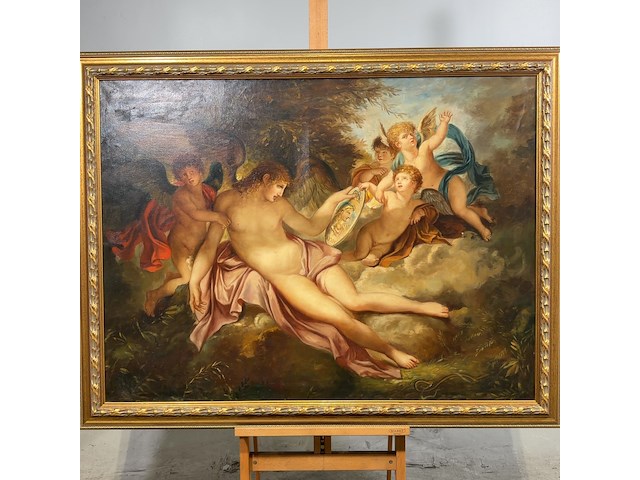 Schilderij, '5 engelen' - afbeelding 1 van  10