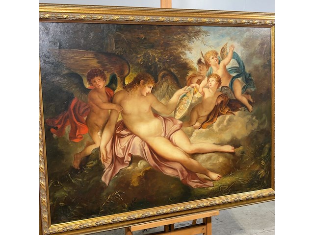 Schilderij, '5 engelen' - afbeelding 3 van  10