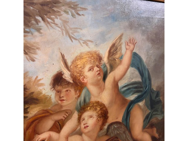 Schilderij, '5 engelen' - afbeelding 7 van  10