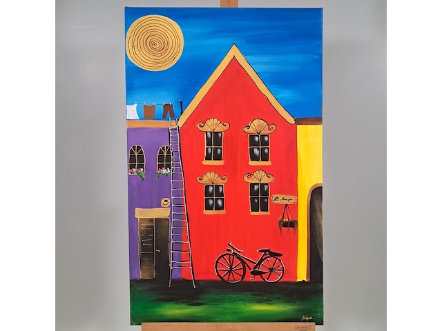 Schilderij, abstract - afbeelding 1 van  4