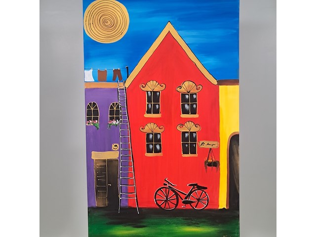 Schilderij, abstract - afbeelding 2 van  4