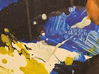 Schilderij, abstracte compositie, walter van oel, 1987 - afbeelding 4 van  5