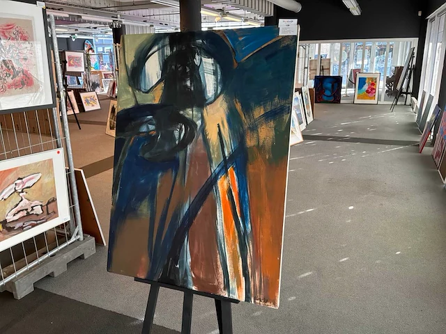 Schilderij “anne lise mahre “ - afbeelding 2 van  5