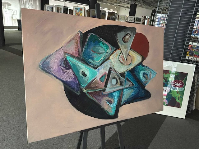 Schilderij “a.v dina- extase ii” - afbeelding 3 van  5