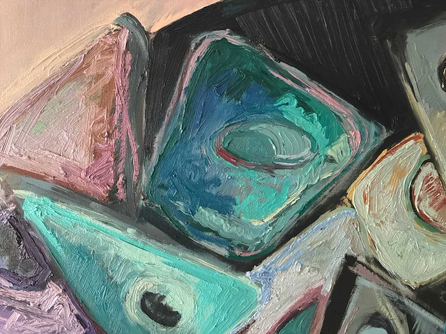 Schilderij “a.v dina- extase ii” - afbeelding 4 van  5