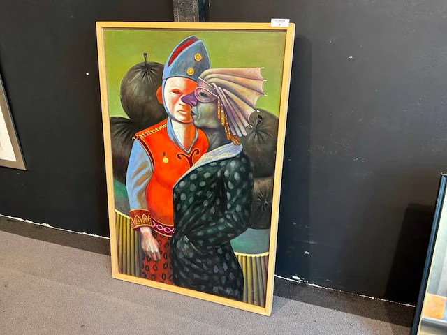 Schilderij “axel gundrum- der tapfere und die schöne” - afbeelding 3 van  6