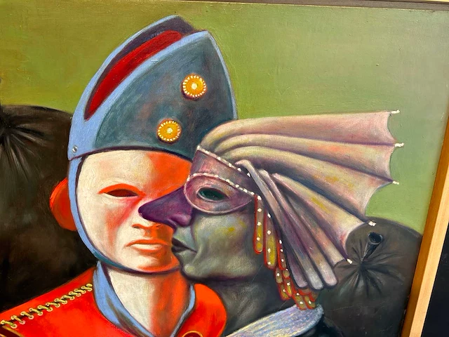 Schilderij “axel gundrum- der tapfere und die schöne” - afbeelding 4 van  6