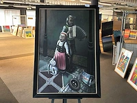 Schilderij “ axel gundrum- franzi das jodelnde wunder”