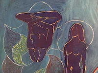 Schilderij “b. oude wolbers- india blauw” - afbeelding 3 van  5