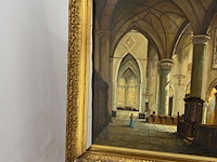 Schilderij, 'binnenzijde kerk' - afbeelding 3 van  12