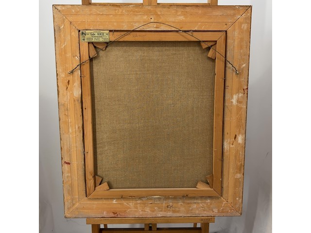 Schilderij, 'binnenzijde kerk' - afbeelding 10 van  12