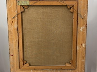 Schilderij, 'binnenzijde kerk' - afbeelding 10 van  12