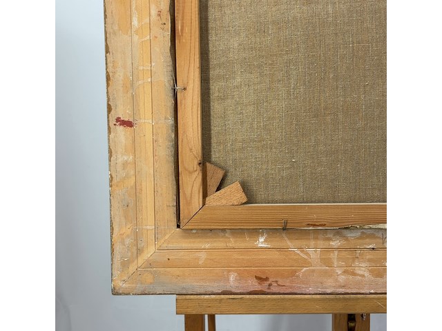 Schilderij, 'binnenzijde kerk' - afbeelding 12 van  12