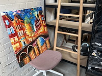 Schilderij, bureaustoel, decoratie ladder - afbeelding 1 van  6