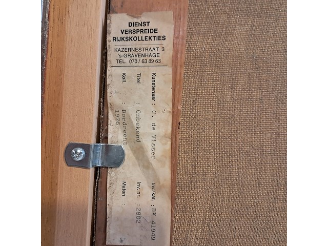 Schilderij, c. de visser - afbeelding 8 van  11