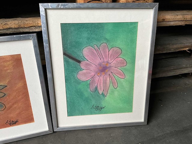 Schilderij ca. 45x50cm (4x) - afbeelding 2 van  7