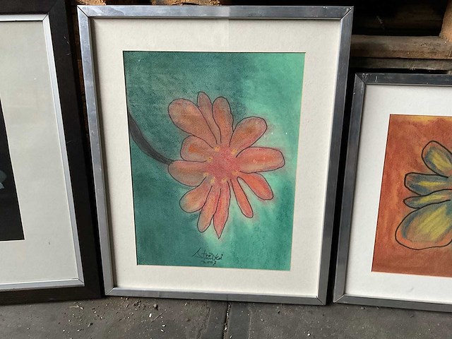 Schilderij ca. 45x50cm (4x) - afbeelding 4 van  7