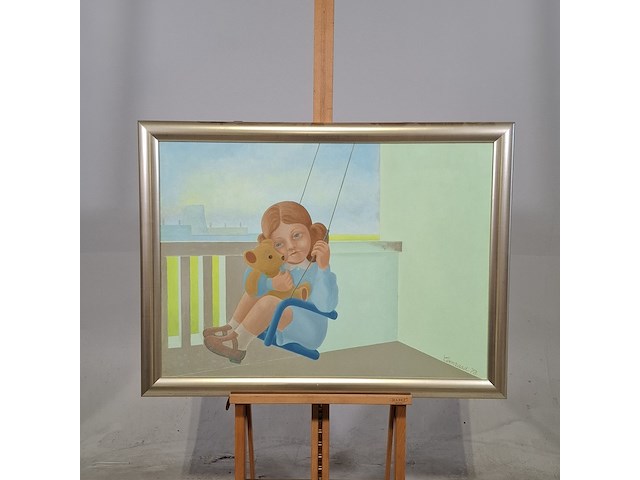 Schilderij, coenraad smit, geconditioneerd door ruimte 3, 1973 - afbeelding 1 van  8