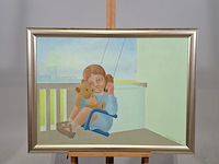 Schilderij, coenraad smit, geconditioneerd door ruimte 3, 1973