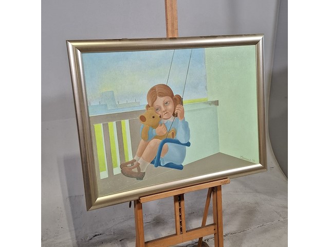 Schilderij, coenraad smit, geconditioneerd door ruimte 3, 1973 - afbeelding 2 van  8