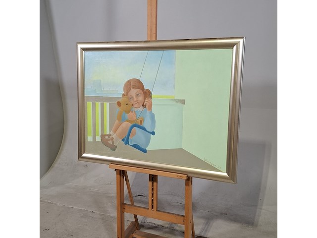 Schilderij, coenraad smit, geconditioneerd door ruimte 3, 1973 - afbeelding 3 van  8