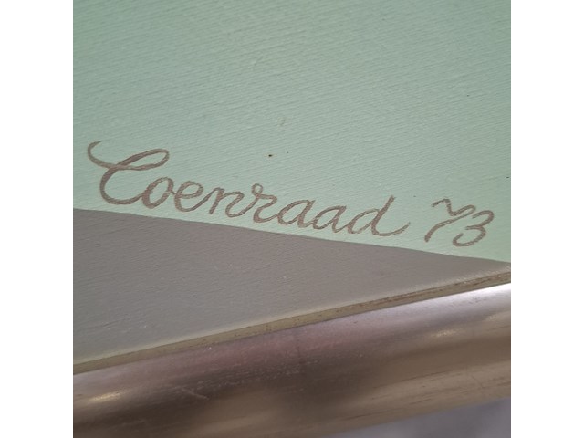 Schilderij, coenraad smit, geconditioneerd door ruimte 3, 1973 - afbeelding 5 van  8