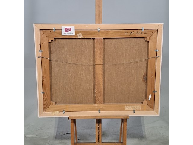 Schilderij, coenraad smit, geconditioneerd door ruimte 3, 1973 - afbeelding 7 van  8