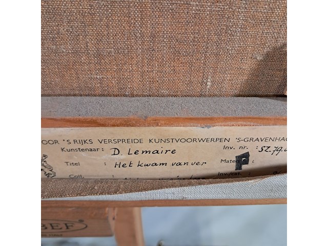 Schilderij, d. lamaire, het kwam van ver - afbeelding 6 van  7