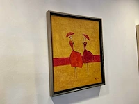 Schilderij dansende dames (3x) - afbeelding 4 van  6