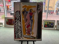 Schilderij” daphne kouwenaar- de afrikaanse basted”