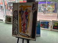 Schilderij” daphne kouwenaar- de afrikaanse basted” - afbeelding 2 van  6