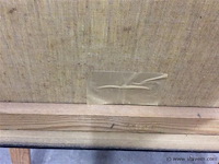 Schilderij: dorpzicht (beschadiging) - afbeelding 4 van  4