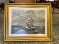 Schilderij “driemaster zeilschip” - afbeelding 1 van  3
