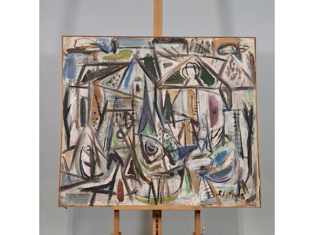 Schilderij, e. eymer, atelier redeker - afbeelding 16 van  16