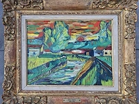 Schilderij, expressionisme, johan, +/- 1930