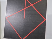 Schilderij, f. timmerman, stepping out of link, 1982 - afbeelding 2 van  14