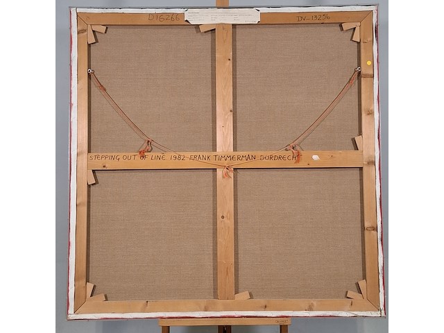Schilderij, f. timmerman, stepping out of link, 1982 - afbeelding 5 van  14