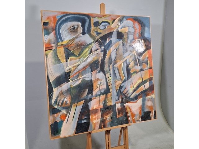 Schilderij, f. van eeden, sunset, 1979 - afbeelding 2 van  16