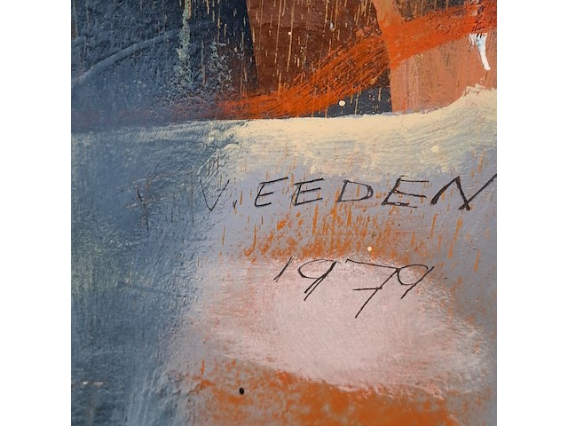 Schilderij, f. van eeden, sunset, 1979 - afbeelding 4 van  16