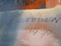 Schilderij, f. van eeden, sunset, 1979 - afbeelding 4 van  16