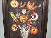 Schilderij, f. wiegers, bloemen - afbeelding 3 van  6